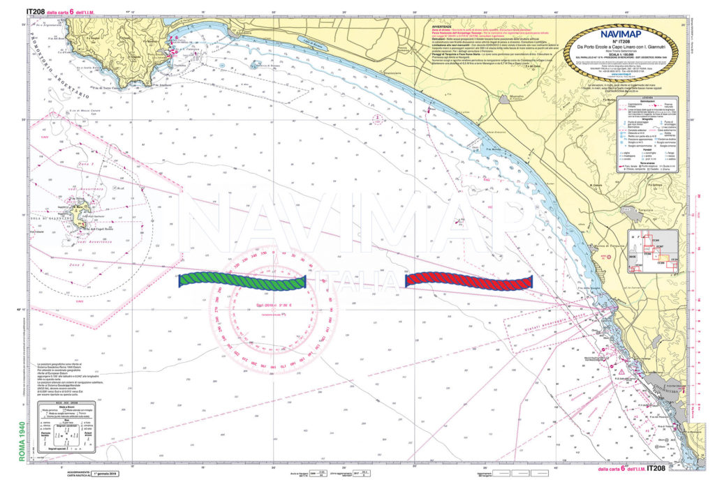 Da Porto Ercole a Capo Linaro con Isola Giannutri - Navimap